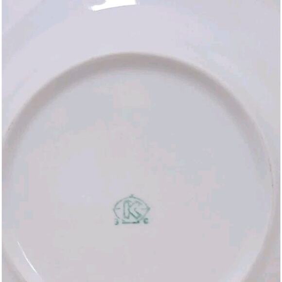 1950s K Japanese Saucer Desert Cake Plate China Handpainted Bridal Cottagecore - Picture 15 of 15